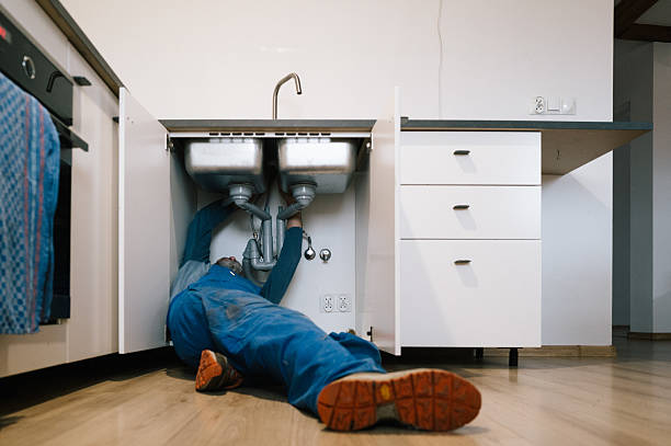 Professional Leak Detection technician working in Westbrook, ME